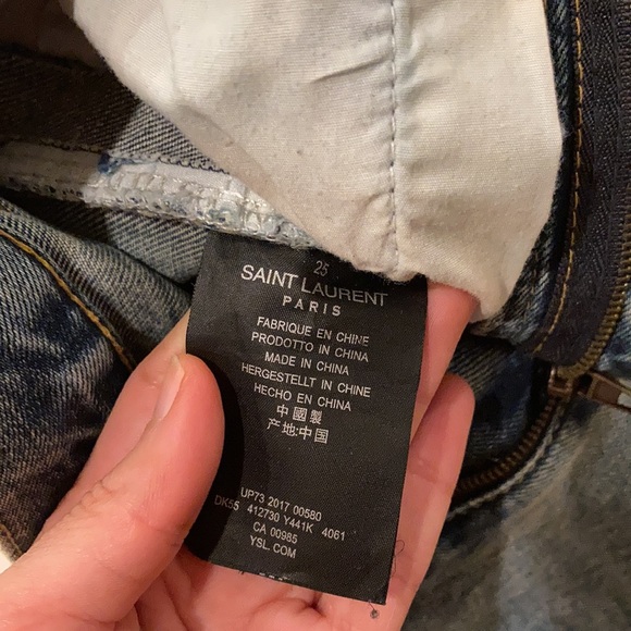 YSL Denim Shorts - Picture 6 of 7